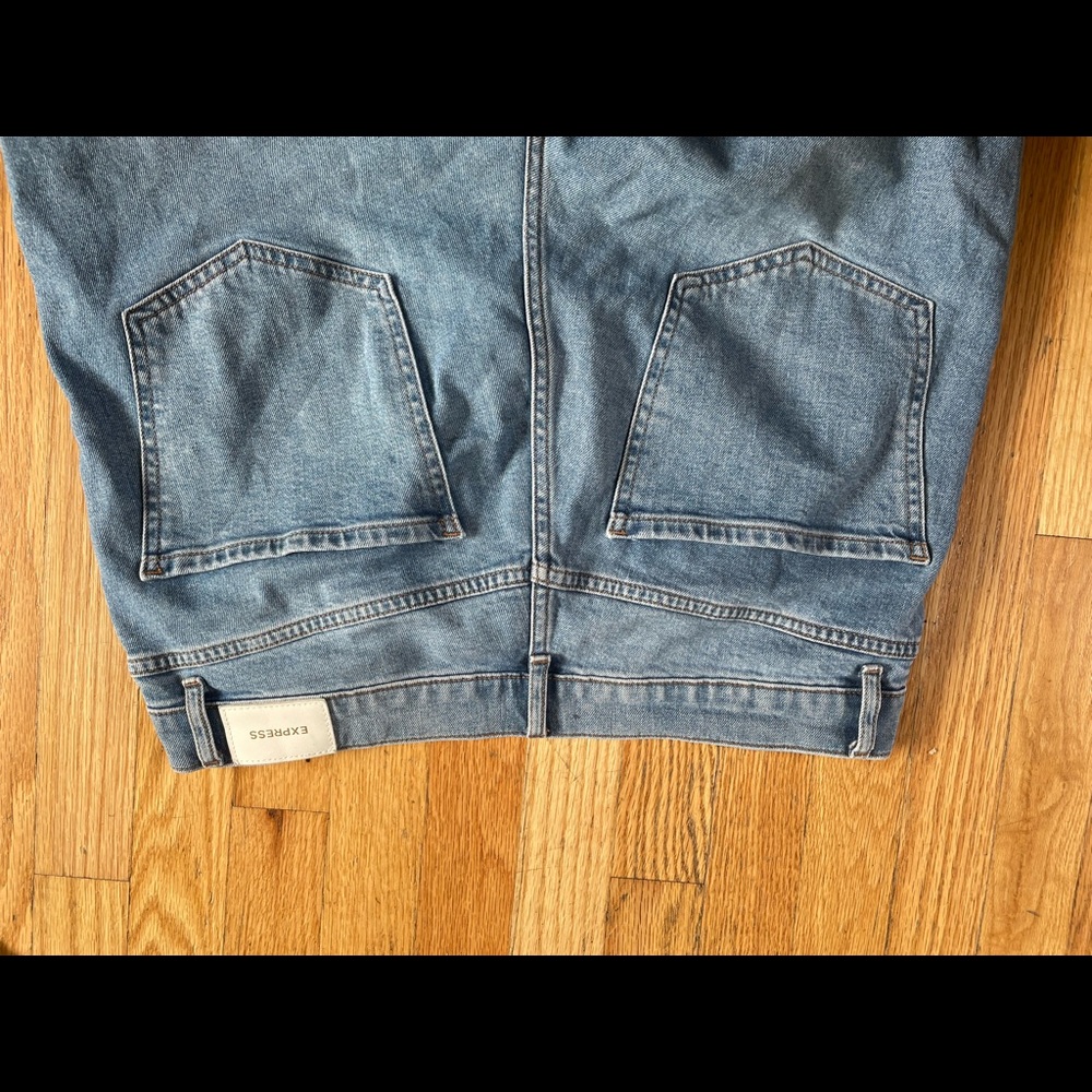 High Waisted Express Mom Jeans. Worn once. Size 12